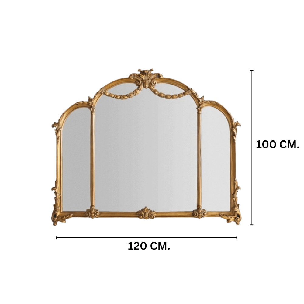 กระจกแขวนผนัง MY DOLLS HOUSE VERSAILLES 100 ซม. สีทอง